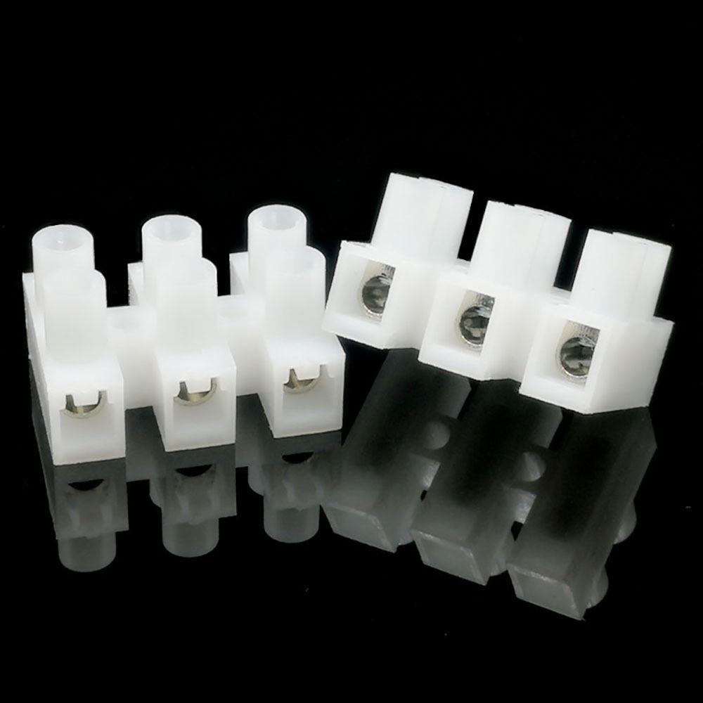 20Pcs Plastic LED Lighting Terminal Block 2P/3P Screw Cable Connector Lighting Decoration