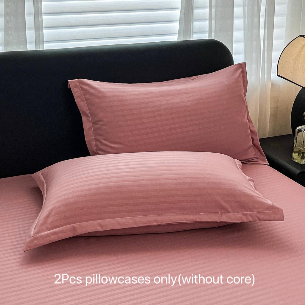 100% Polyester Embossed Pillowcase Decorative Cushion Cover Envelope Style Gray Solid Color Home  Pillow Case 48X74cm,2pcs Pack