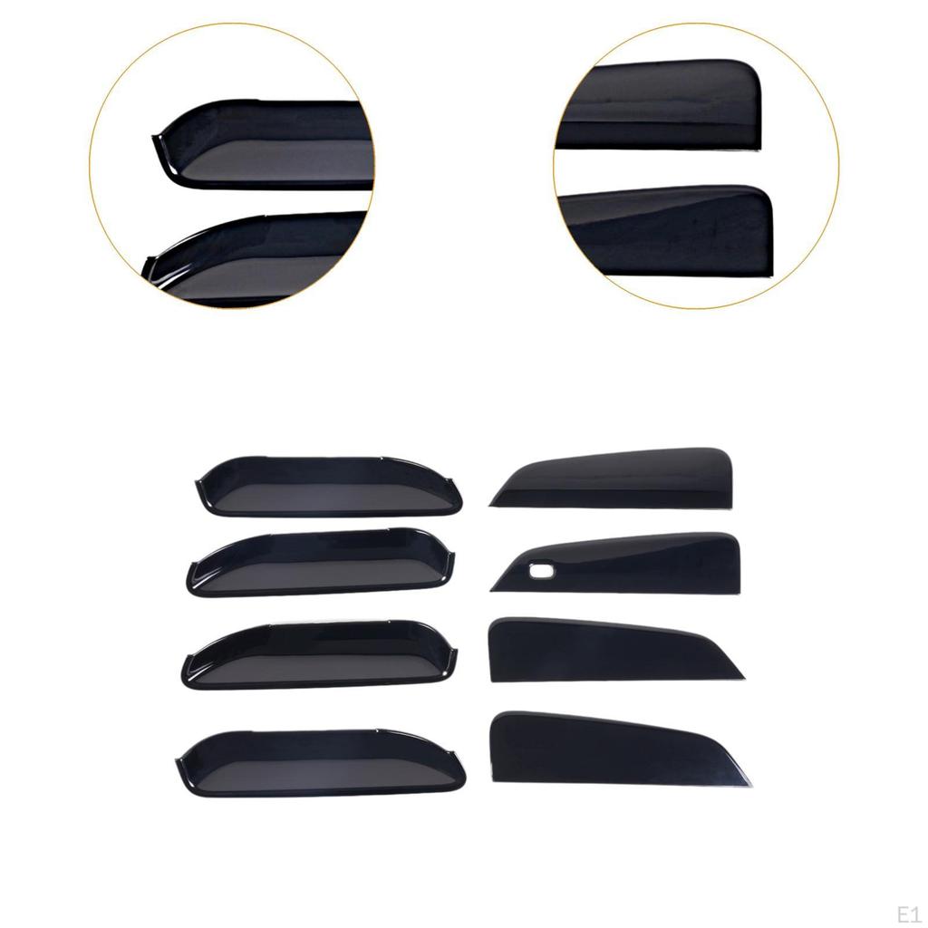 8Pcs Car Door Handle Bowl Stickers Protector Replacement Part Vehicle Component Scratches