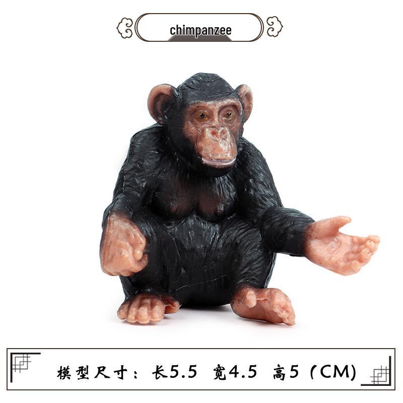 Chimpanzee King Kong Wildlife Park Simulation Model - Children s Cognitive Monkey Toy Ornament