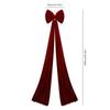 Big Red Velvet Bow For Valentine'S Xmas Decoration Tree Topper