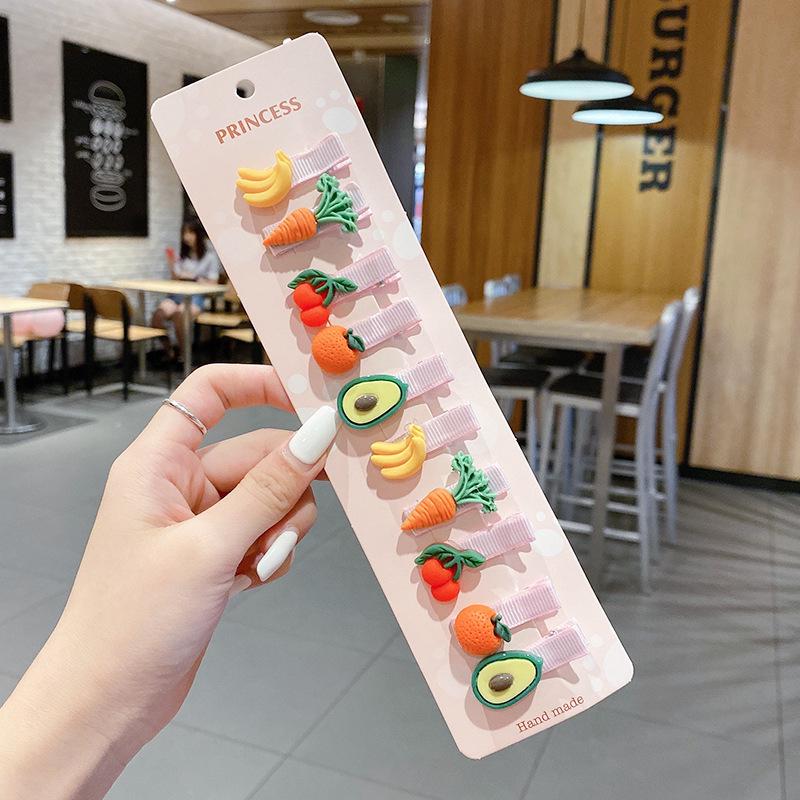 Barrette bec de canard dessin animé pour enfants - Été 2021 Épingle à cheveux en résine plastique pour filles