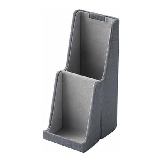 Glasses case, vertical, freestanding, smartphone stand, 2-unit holder, tabletop, glasses stand, pen stand, pen case, convenient, stylish,