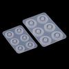 4 Set Silicone Beads Moulds Mold Resin Jewelry Making Pendant Craft DIY Tool