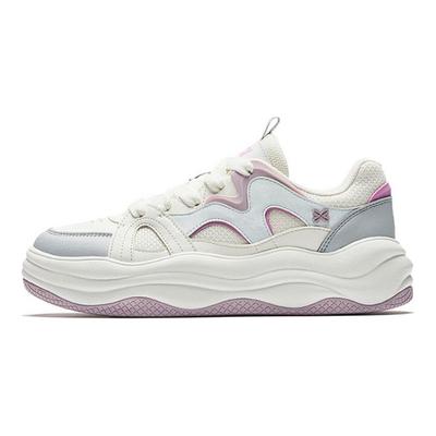 Eiscreme Modetrend Rutschfest Verschleißfest Low-Top Skateschuhe Damen Sneaker Weiß Grau Rosa 122528035-1