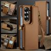 For Samsung Galaxy Z Fold7 5G Case with RFID Blocking 5 Card Slots CASEME C22 Leather Back Cover