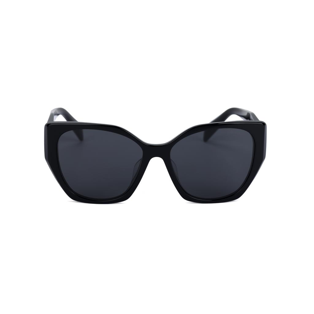 Prada Irregular Frame Sunglasses Women sunglasses Black 0PR19ZSF1AB5S056