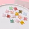 10pcs/Lots Colored Acrylic Flower Shaped Beads Spacer Loose Beads for DIY Necklace Bracelet Phone Chain Jewelry Making Supplies