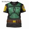 Maglietta Cosplay Costume di Darth Vader Stampa 3D Completa T-shirt da Uomo Nuova Moda Manica Corta Camicia Estiva Streetwear Unisex Magliette Top