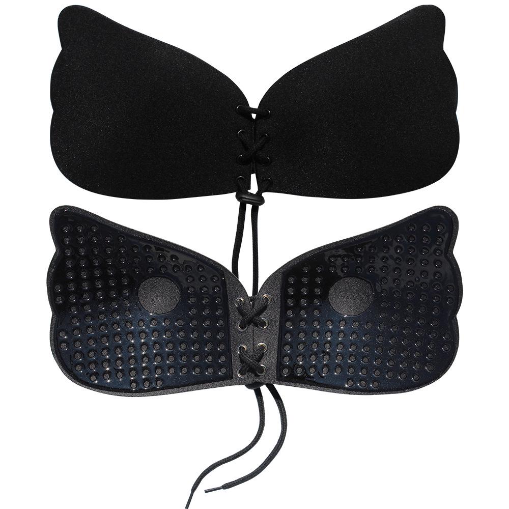 Silikonové push-up nálepky na bradavky: Bezramínková, Neviditelná Krytka Bradavek pro Malá Prsa, Ideální pro Svatební Šaty.