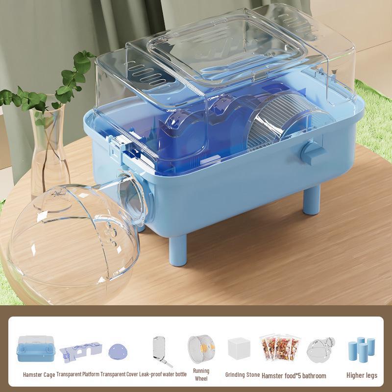 Luxury Acrylic Travel Cage for Baby Golden Hamsters