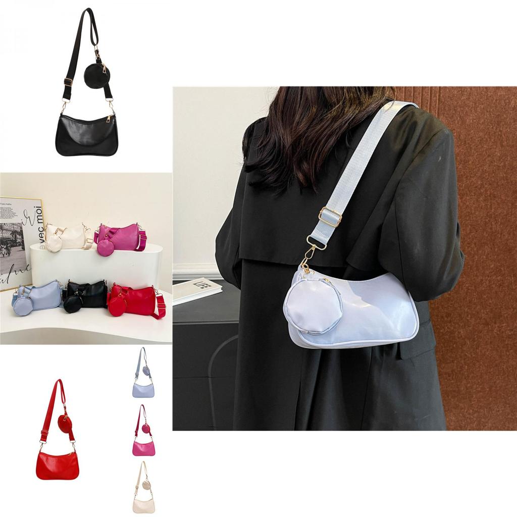 Trendy Korean Style Womens Crossbody Bag Chic Fashionable Pu Material For Everyday Use
