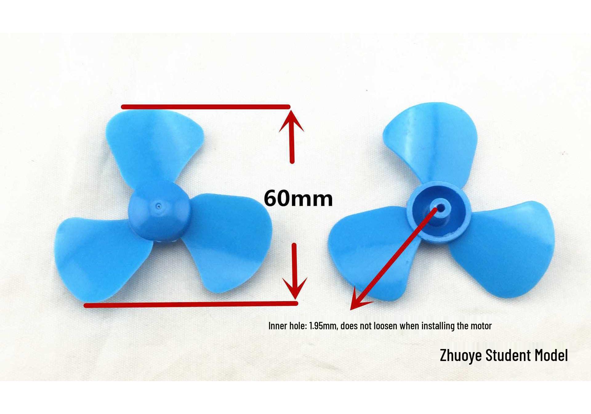 

USB 3-Blade 60mm Propeller Fan for DIY Science Projects Default