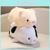 Adorable Plush Pig Pillow Soft Rabbit Fur Cute Stuffed Animal For Cozy Comfort