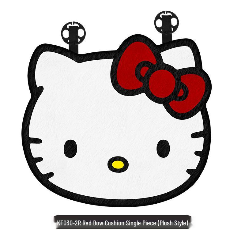 

Meichezai Universal Plush Car Seat Cushion - Cartoon Style 5-Seat Set for Winter