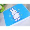 Miffy Rabbit Kawaii Iron Card Organizer Cute Cartoon Storage Box for Small Cards Stylish Metal Container for Office  Home Gifts