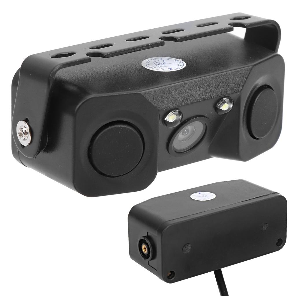 Car Rear View Camera Kit High Definition Parking Radar Sensor LED Light Night Vision