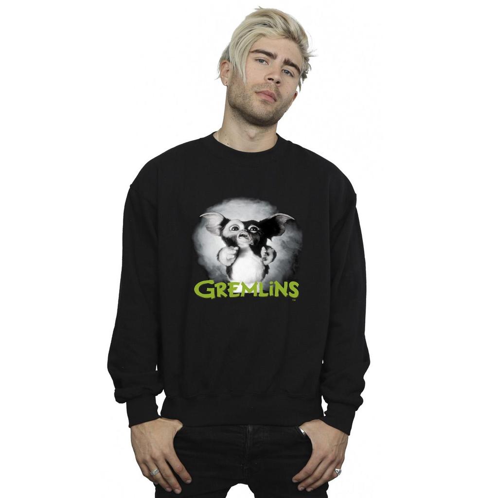 Gremlins Mens Scared Green Sweatshirt