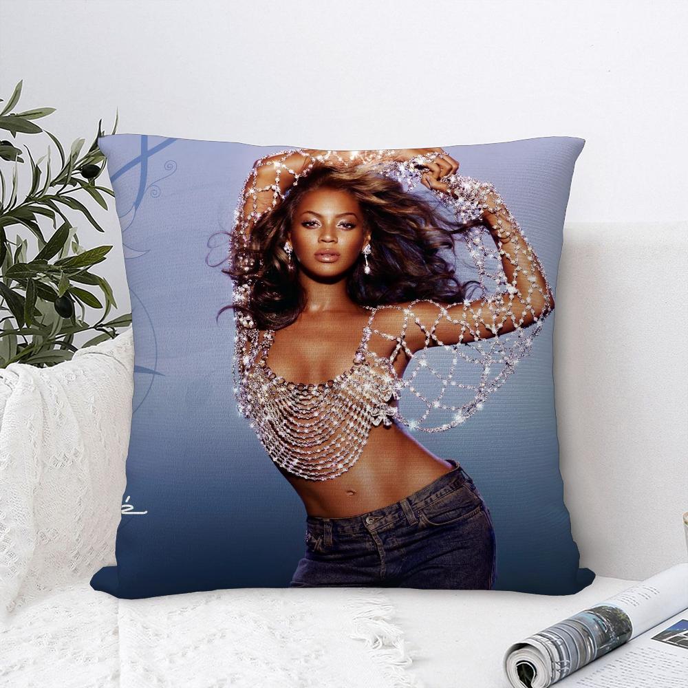 B-Beyonce Singer Pillow Case Plush Fabric Soft Pillowcase Double Sided Print Sofa Cushion Cover Throw Pillow Cover