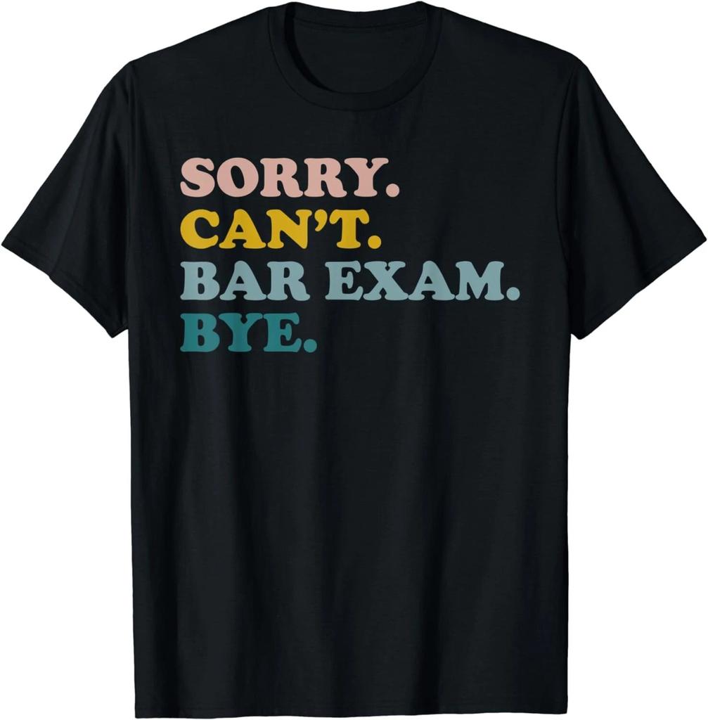 Funny Future Lawyer Sorry Can't Bar Exam Bye Retro Gift Unisex T-Shirt