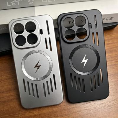 Magnetický kryt na PC s odvodem tepla pro Xiaomi 17T 15T 14 Pro 17 Pro Max pro Magsafe Bezdrátové nabíjení Ochrana objektivu Nárazuvzdorný kryt