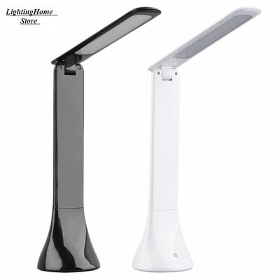 Desk Lamp LED Touch Sensor 3 Level Dimmer Foldable Lamp Superior Reading Lamp Eye Protection Dimmable Table Light Black White