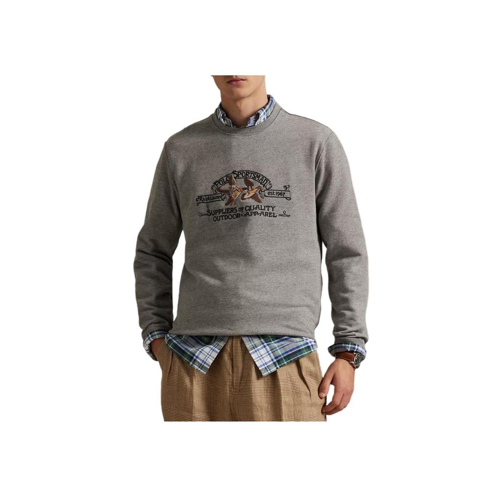 Polo Ralph Lauren Polo Sportsman Fleece Bedrucktes Langarm-Sweatshirt Herren sweatshirt 710981141-001