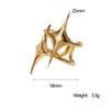 Stainless Steel Ring Punk Vintage Y2K Cross Star Open Rings for Women Fashion Couple Jewelry Gift Simple Senior Sense Adjustable
