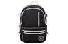 Straight Edge Polyester Backpack Regular Unisex Black 10023003-A01