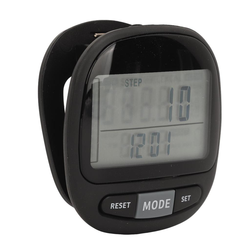 3D Pedometer with Lanyard 210MAH Tracks Calorie Burning Personalized Target Accurate Step Counter