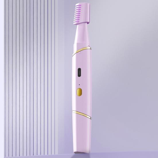 2-in-1 Electric Eyebrow Trimmer And Nose Hair Groomer for Women USB Rechargeable Facial Hair Trimmer Portable Pain-Free Precision Grooming Tool