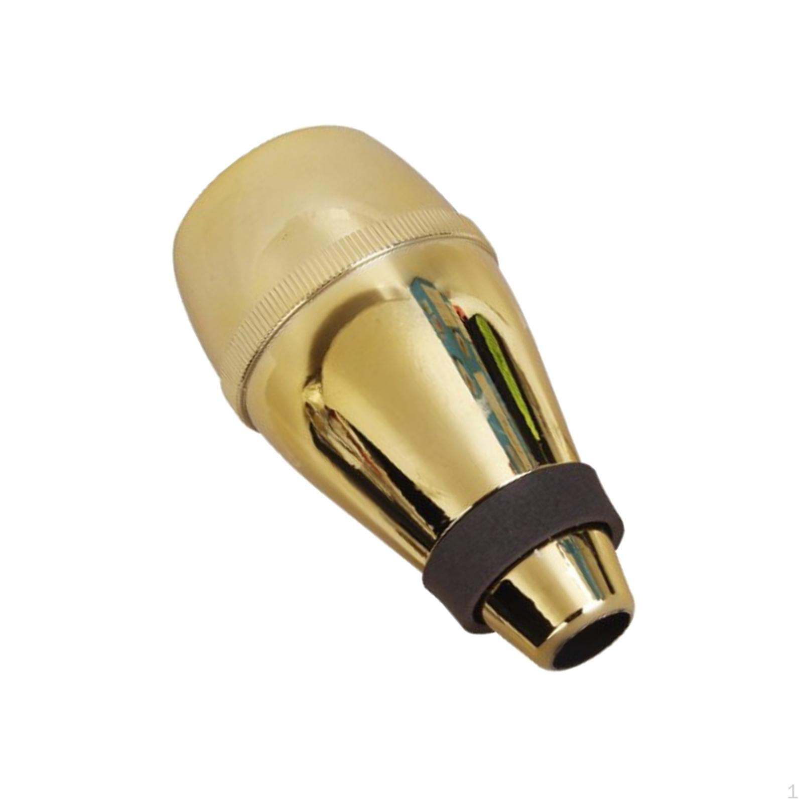 

Straight Mute for Trumpet Sound Weaken Lightweight Acessories Portable Replacement чорний