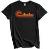 Retro Style Bridgeport Connecticut Skyline T-Shirt