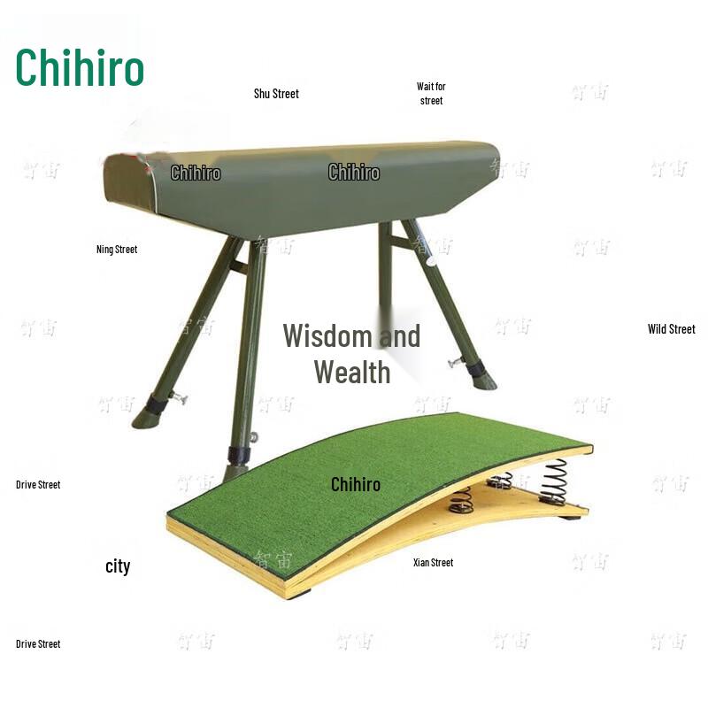 Zhizhou Gymnastics Pommel Horse & 4-Spring Springboard