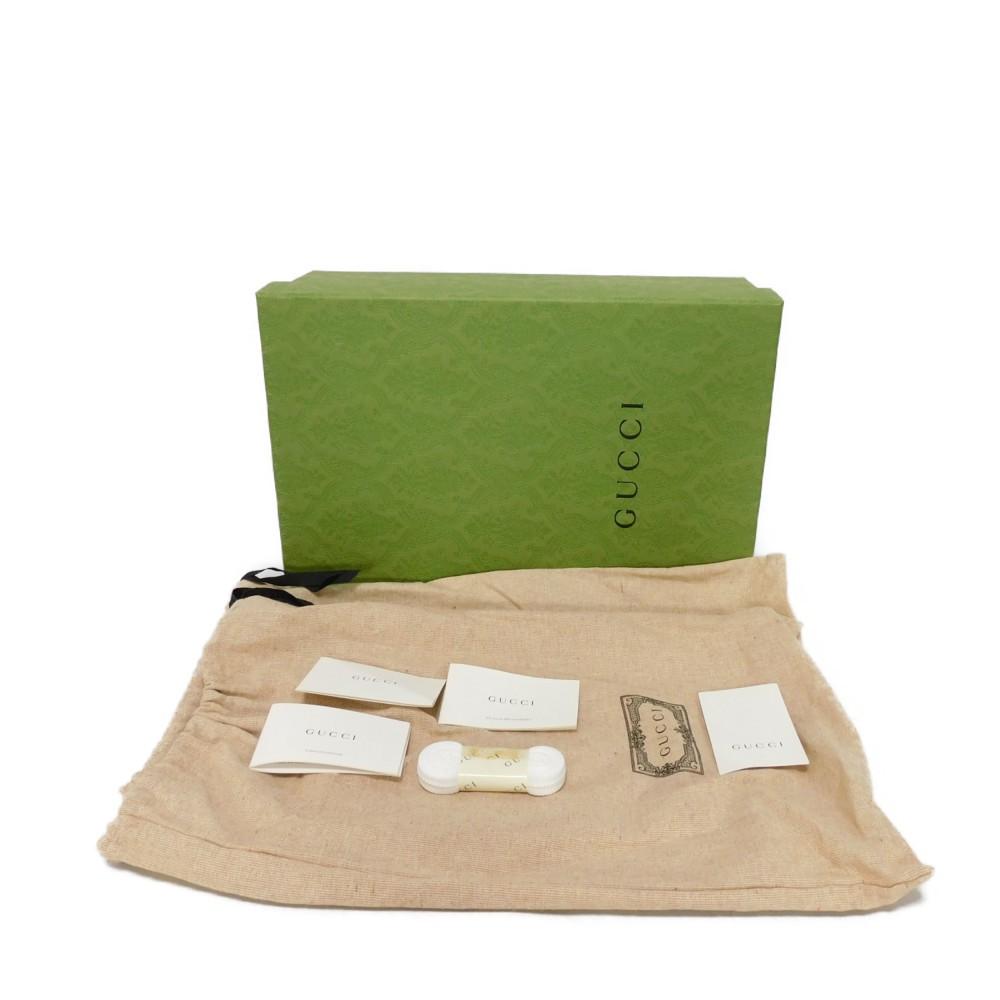 Used 9539 Good Game Basket 722429 AAA9I 8141 7896 10 Green Low Top 11.4" Unused Interlocking G Silver Men's from Japan