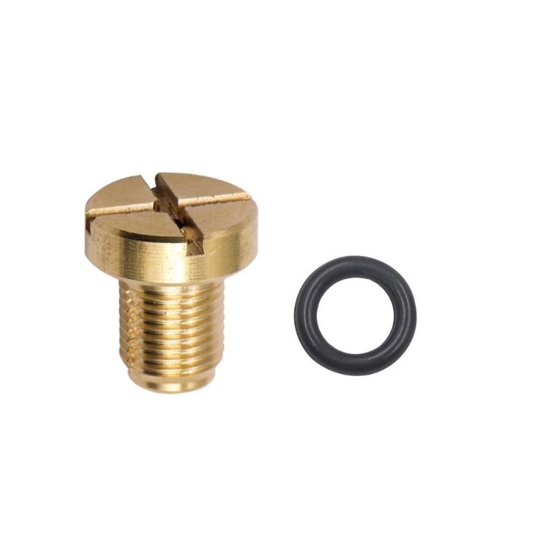 Cooling System Drain Screw Replacement, Brass Threaded Radiator Drain Fastener with Slotted Head and Sealing Washer, Reference 1711171278 for