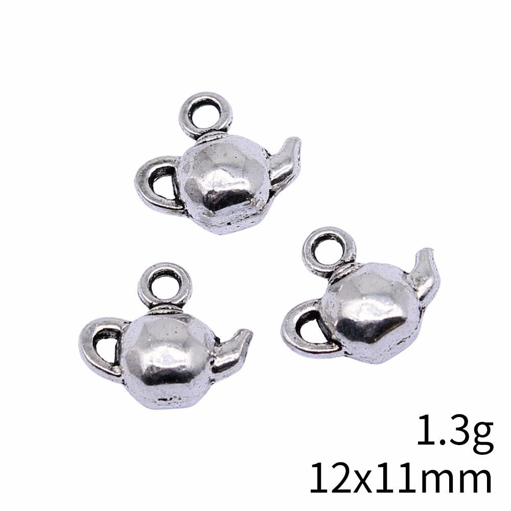 Christmas Decorations Charms For Bracelet Tableware Fork Spoon Charms Pendant Art Supplies Pendant
