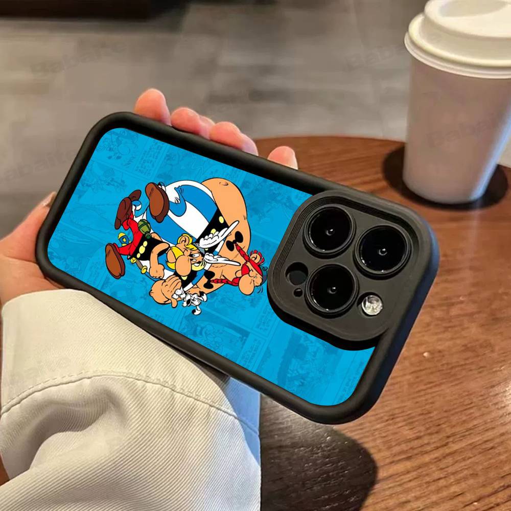 

Чехол для телефона Астерикс и Обеликс A-Asterix Y-O-Obelix для iPhone 17 16 15 14 13 12 11 Pro Max Plus Силиконовый противоударный чехол iPhone 17