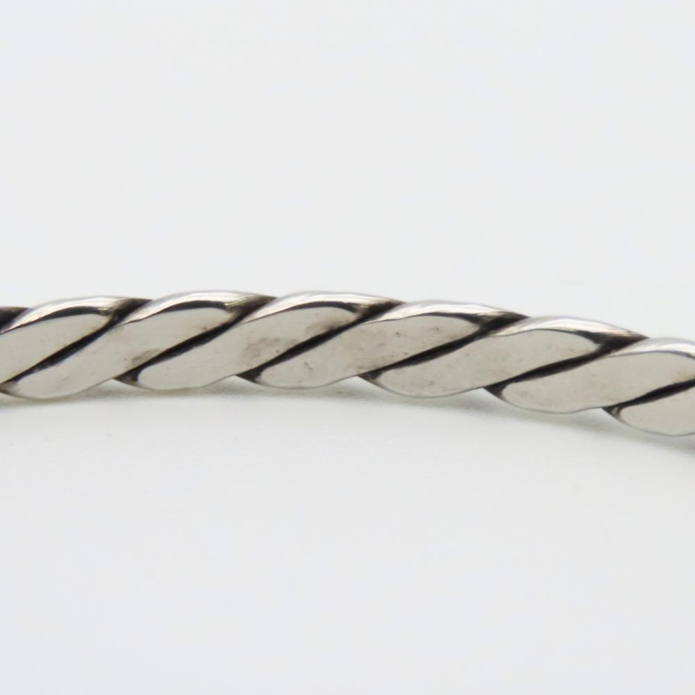 Used TIFFANY&Co. Bracelet Knife Edge Twist Sterling Silver 11.0g Silver Bangle