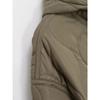Winter Damesmode Verticale Kraag Strik Capuchon Taille Gevulde Jas Licht Warm Losse Jas