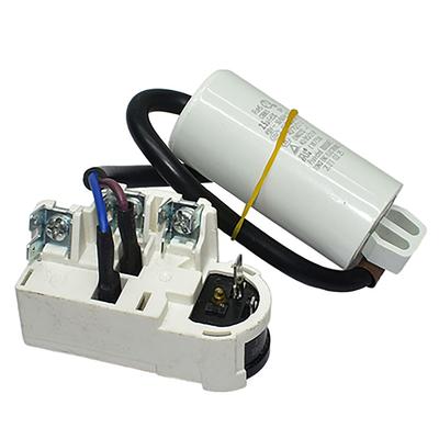 Démarreur de réfrigérateur/ Condensateur 2.5/ 3/ 4/ 5UF 400-450V pour Compresseur Haier/ Frestec Remplacer Relais Protecteur de Surcharge/ Surchauffe