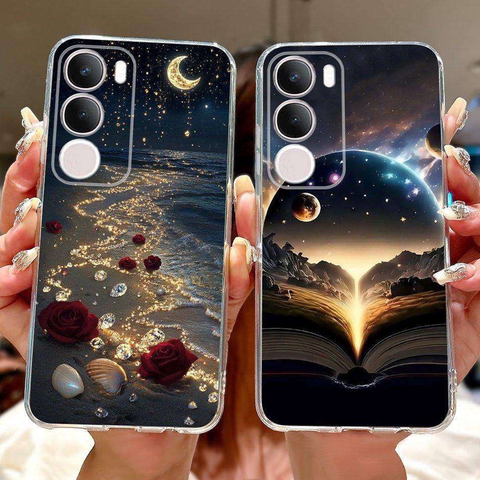 For Vivo Y19S V2419 Cool Dragon Tiger Painting Phone Case For Vivo Y19s Y 19S 4G Soft Silicone TPU Cases