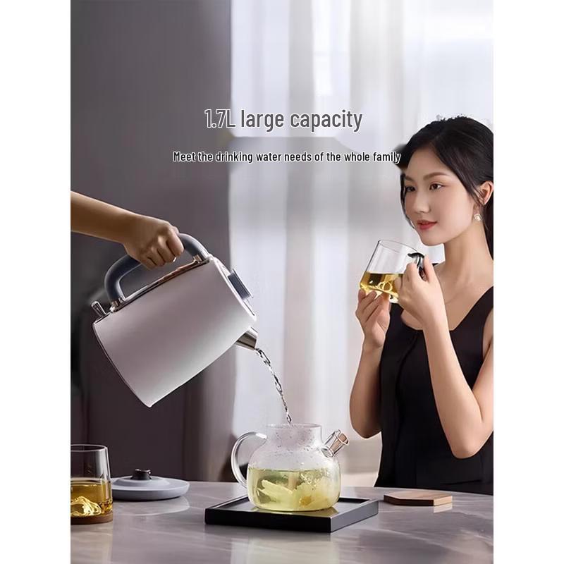 Thermos 1.7L Food-Grade 304 Stainless Steel Electric Kettle