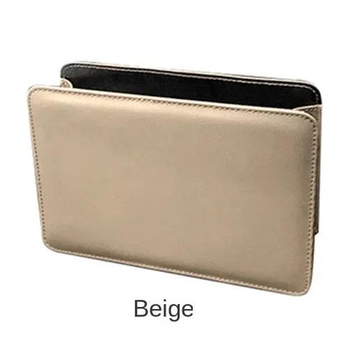 Skládací odpadkový koš na dveře auta PU kůže Multifunkční úložný box Organizér do auta Závěsná úložná taška na opěradlo sedadla Odpadkový koš