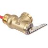 High Pressure Solar Water Heater Component Brass Texture 0.7Mpa Safety Valves Suitable for Home and Small Business Use