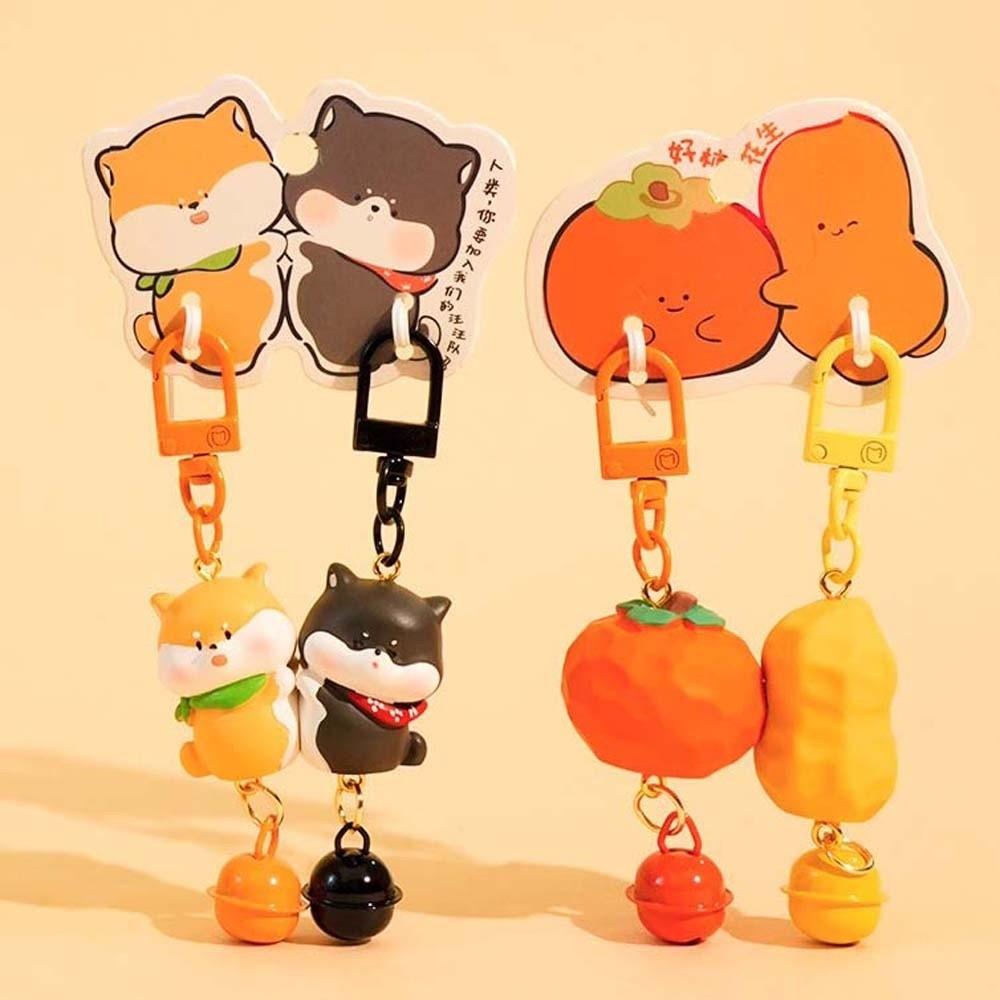 2 st Hartsmagnetiska Djurhalsband Hund Ryggsäck Nyckelring Par Nyckelringar Alla Hjärtans Dag Present