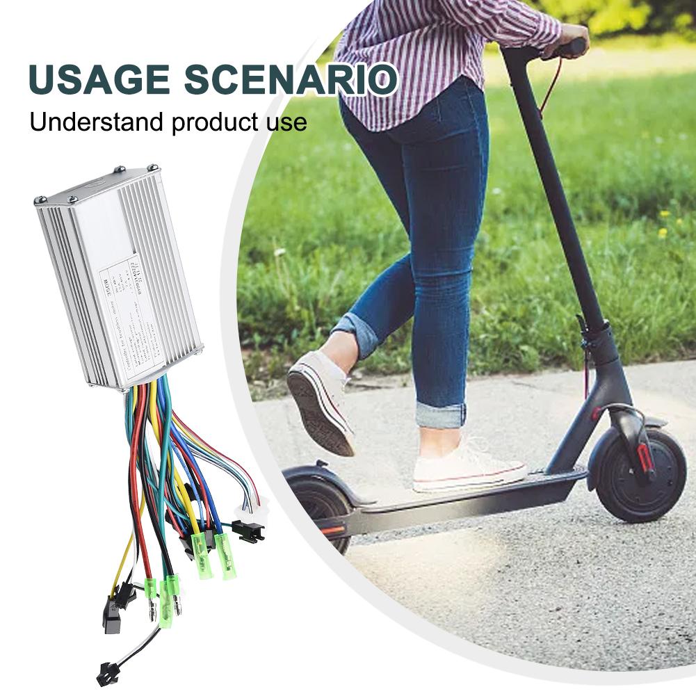 Controller Senza Spazzole Monopattino Elettrico Bicicletta Pieghevole E-bike Motore in Alluminio