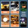 Mini COB Light Type-C Rechatgeable Camping Lamp 3 Modes Outdoor Home Emergency Flashlights Multiduty Magnetic Working Light