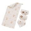 Baby Cotton Muslin Towel Bib Newborn Ultra-Soft Cotton Square Towel Baby-Specific Face Wash Towel Gauze Towel for Children