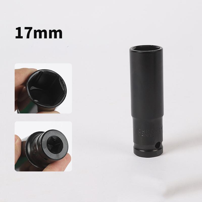 10Pcs 1/2 Inch Drive Metric Impact Socket Set Deep Universal For Pneumatic Air Tools